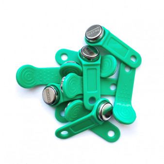 RW1990.1 TM-08 (DS-08v2) (зеленый) Ключ-заготовка для изготовления копий домофонных ключей