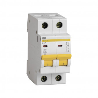 Выключатель автоматический IEK ВА47-29 2P C 10А 4.5кА MVA20-2-010-C