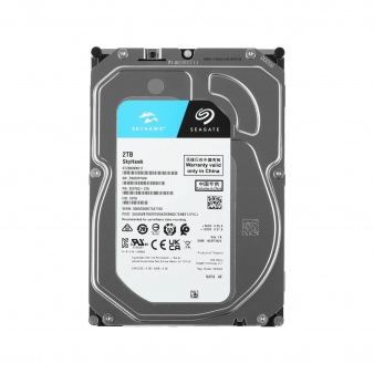 Жесткий диск Seagate Skyhawk ST2000VX017, 2ТБ, HDD, SATA III, 3.5"