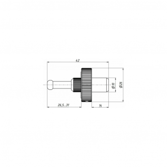 Promix-SM101.00 silver Замок электромеханический угловой малогабаритный
