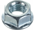 Шестигранная гайка с фланцем, покрытие белый цинк, М8 (DIN 6923)