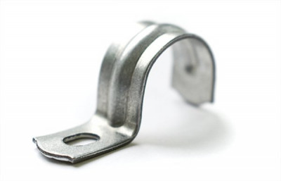 Скоба металлическая однолапковая СМО d19-20мм Завод Труд (100шт/уп)