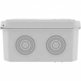 Ответвительная коробка DKC, 8+2 кабельных вводов, D25/20мм, IP55, 100х100х50мм (53800)