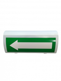 Молния-220В ГРАНД "Стрелка влево" Световой оповещатель (табло, белое свечение светодиодов, IP55)