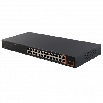 TSn-22F2GP26G2U1 Tantos Неуправляемый коммутатор на 26 портов, PoE, Uplink