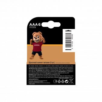 Элемент питания Opticell Professional LR03 bl-6 AAA