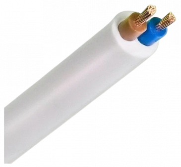 ПВСн 2х1.5 Ореол Провод бытовой, белый, ГОСТ, бухта 100м