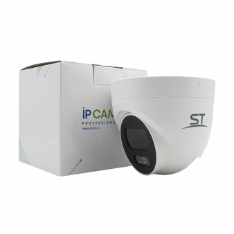 ST-SF4902 FORT SPACE TECHNOLOGY Купольная IP камера, 2.8мм, 4Мп, ИК, PoE, микрофон