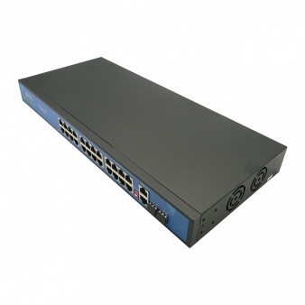 ST-S240POE (2G/2S/300W/А) PRO (версия 4) ST PoE коммутатор 24-портовый