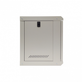 ST-NC9U01 (серый, с полкой, стеклянная дверь) ST Шкаф телекоммуникационный настенный/напольный