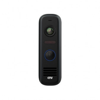 CTV-D4000S черная CTV Вызывная панель Full HD разрешения формата AHD для видеодомофонов с углом обзора 150°