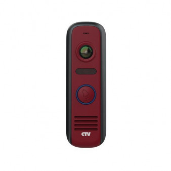 CTV-D4000S красный CTV Вызывная панель Full HD разрешения формата AHD для видеодомофонов с углом обзора 150°