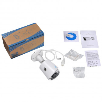 RVi-IPC43S V2 (2.8mm) Уличная цилиндрическая IP-камера, 2.8мм, 3Мп, ИК, PoE