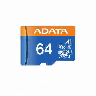 AUSDX64GUICL10-RA1 ADATA Premier microSDXC Карта памяти, 64 ГБ