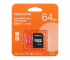 AUSDX64GUICL10-RA1 ADATA Premier microSDXC Карта памяти, 64 ГБ
