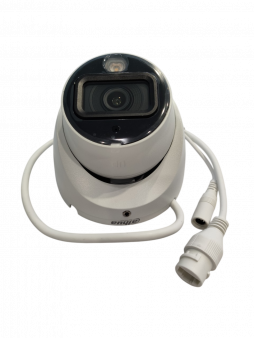 DH-IPC-HDW1839TP-A-IL-0280B-S6 Dahua Купольная уличная IP-камера, 2.8мм, 8Mп, ИК+LED, микрофон