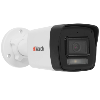 DS-I450M(C) (2.8 mm) HiWatch Уличная цилиндрическая IP камера, 2.8мм, ИК, PoE, 4Мп, микрофон, microSD