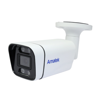 AC-IS402MFSX (2.8) Full Color Amatek Уличная цилиндрическая IP-камера, 2.8мм, 4Мп, ИК, PoE, микрофон, microSD (7000964)