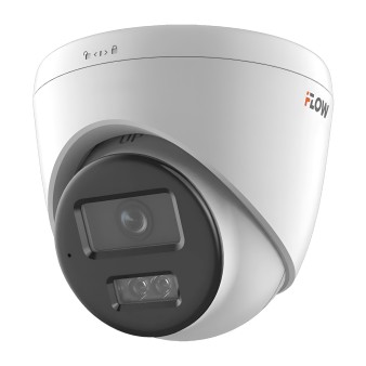 F-IC-1322M(E)(2.8mm) iFlow Купольная IP-камера, 2Мп, ИК+LED, микрофон
