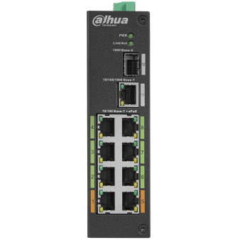 DH-LR2110-8ET-120 Dahua ePoE коммутатор 8-портовый неуправляемый