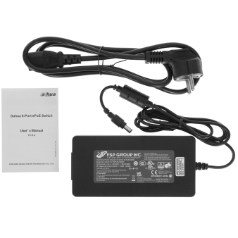 DH-LR2110-8ET-120 Dahua ePoE коммутатор 8-портовый неуправляемый