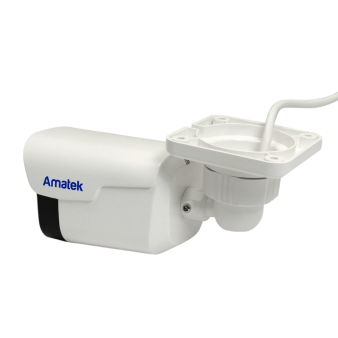 AC-IS402E (7001024) Amatek Уличная цилиндрическая IP камера, 2.8мм, 4Мп, Ик, PoE, микрофон