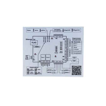 Gate‑8000‑Ethernet‑UPS1 Сетевой контроллер СКУД  Gate в металлическом корпусе