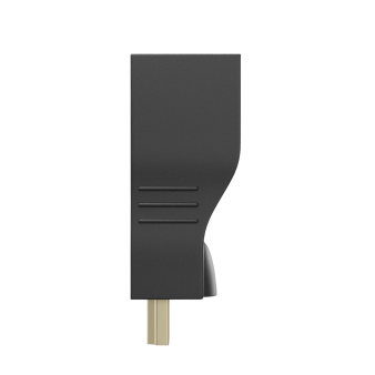 HDMI удлинитель по витой паре GSMIN Адаптер RJ-45 CAT-5e/6 до 30м (черный)
