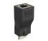 HDMI удлинитель по витой паре GSMIN Адаптер RJ-45 CAT-5e/6 до 30м (черный)