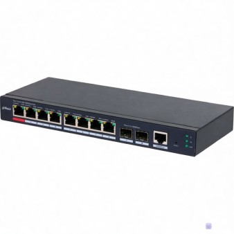 DH-S4210-8GT-110 Dahua 8‑портовый управляемый PoE‑коммутатор