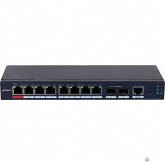 DH-S4210-8GT-110 Dahua 8‑портовый управляемый PoE‑коммутатор